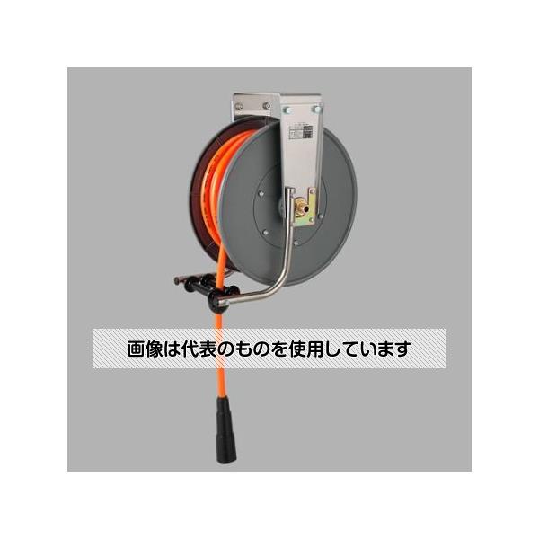 アズワン(AS ONE) 11mmx15m 大型エアーホースリール(自動巻取) EA124BJ-28 入数：1台