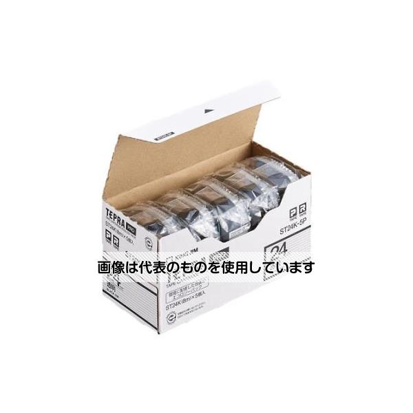 キングジム 24mm テープカセット(テプラ用/5個)透明 EA761DN-56C 入数：1箱(5個入)