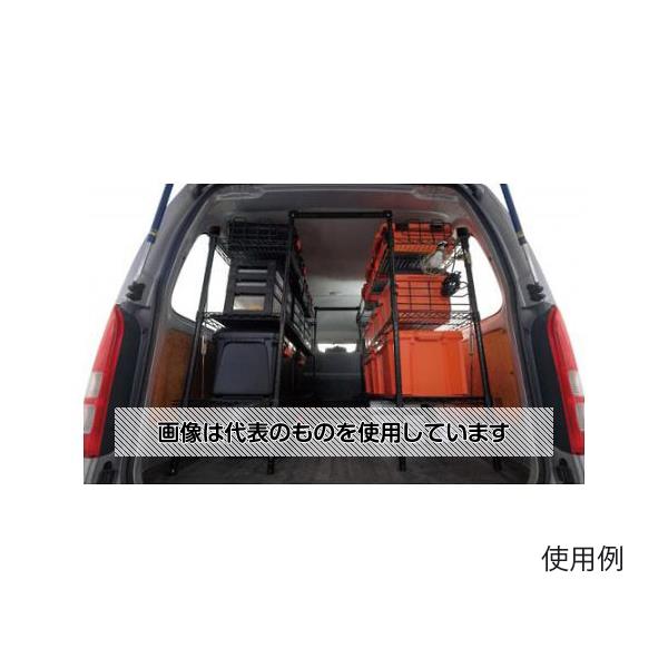 アズワン(AS ONE) 1446x1444x1219mm/2台3段 車載ラック棚 EA957-401 入数：1台