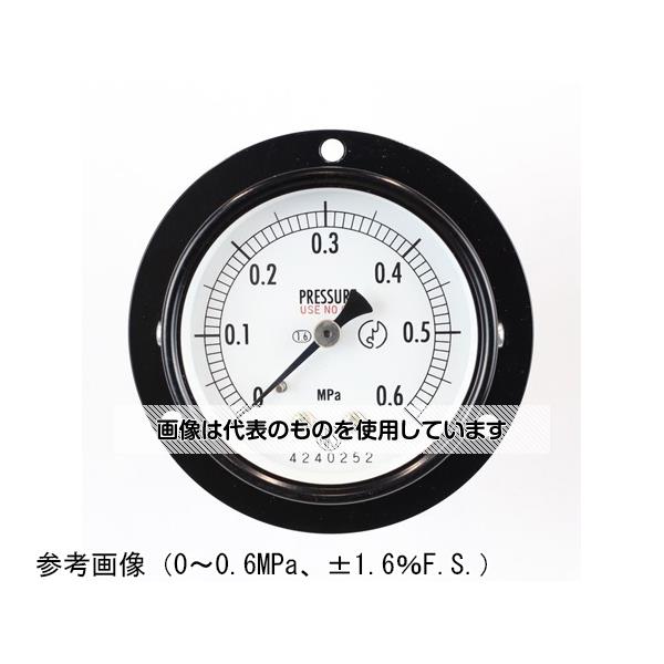 長野計器 普通形圧力計(Φ60) 禁油 埋込形D枠(取付穴) 25MPa AA15-223 入数：1個