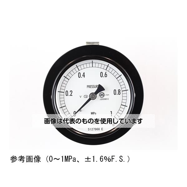 長野計器 普通形圧力計(Φ75) 埋込形D枠(取付金具)耐振用 1MPa AC15-131 入数：1個