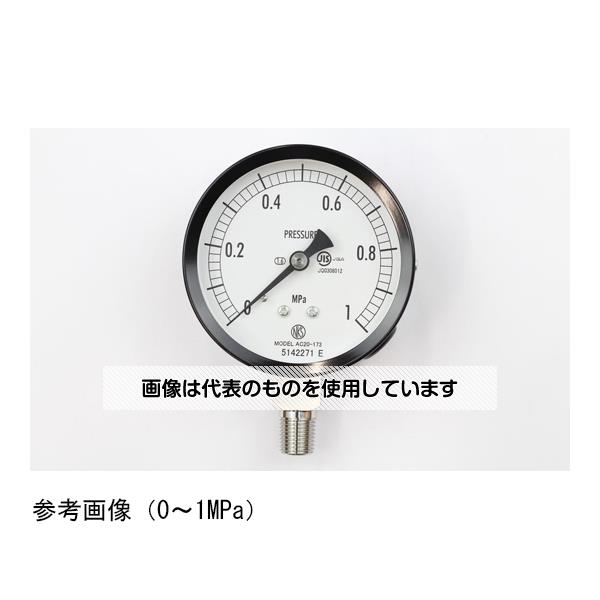 長野計器 普通形圧力計(Φ75) 立形A枠 40MPa AC20-173 入数：1個