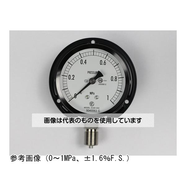 長野計器 普通形圧力計(Φ75) 立形B枠 40MPa AC20-233 入数：1個