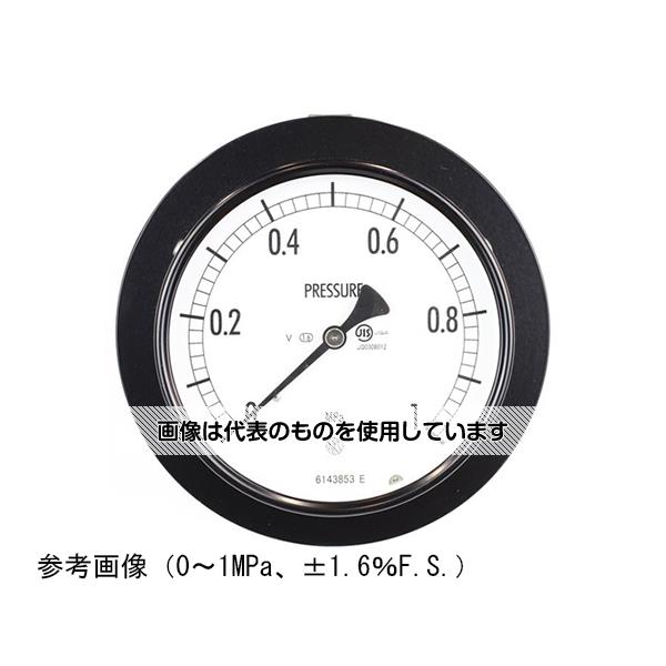長野計器 普通形圧力計(Φ100) 埋込形D枠(取付金具)耐振用 0.6MPa AE15-131 入数：1個