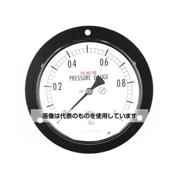 長野計器 普通形圧力計(Φ100) 禁油 埋込形D枠(取付穴) 1MPa AE15-243 入数：1個