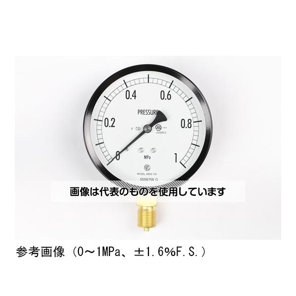 アズワン(AS ONE) 普通形圧力計(Φ100) 立形A枠 耐振用 5MPa AE20-131 入数：1個