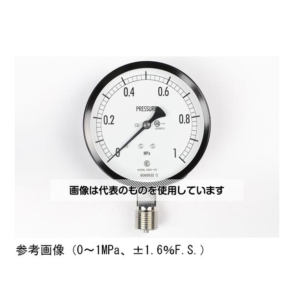 長野計器 普通形圧力計(Φ100) 立形A枠 40MPa AE20-143 入数：1個