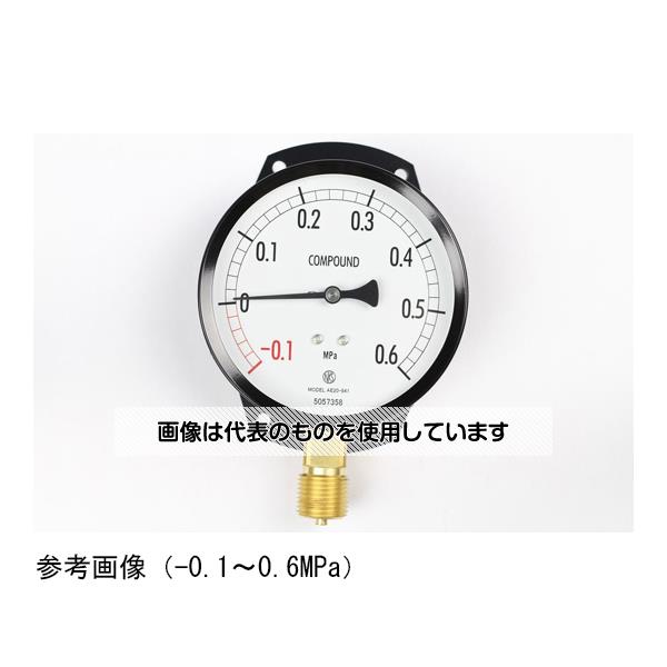 長野計器 普通形圧力計(Φ100) 立形C枠 -0.1～0.2MPa AE20-841 入数：1個