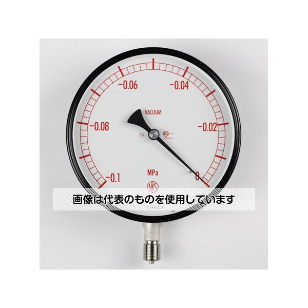 長野計器 普通形圧力計(Φ150) 真空計(負圧計) 立形A枠 -0.1～0MPa AG10-133 入数：1個