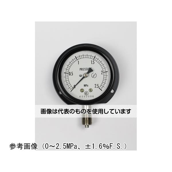 長野計器 密閉型圧力計(60Φ) 立形B枠 25MPa BA10-223 入数：1個