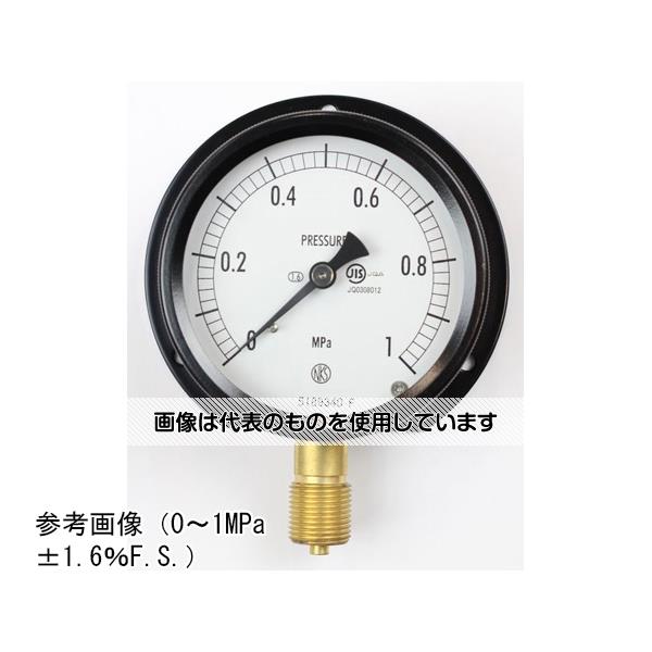 長野計器 密閉型圧力計(75Φ) 立形B枠 1MPa BC10-231 入数：1個