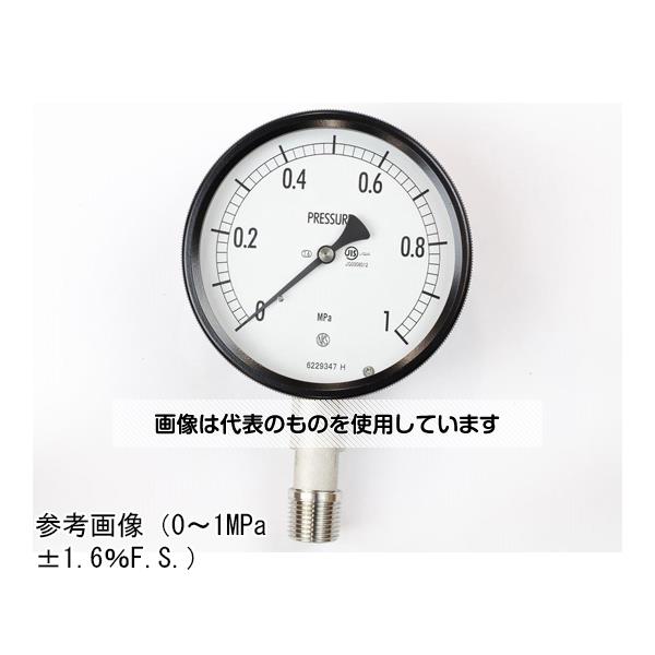 長野計器 密閉型圧力計(100Φ) 立形A枠 35MPa BE10-193 入数：1個