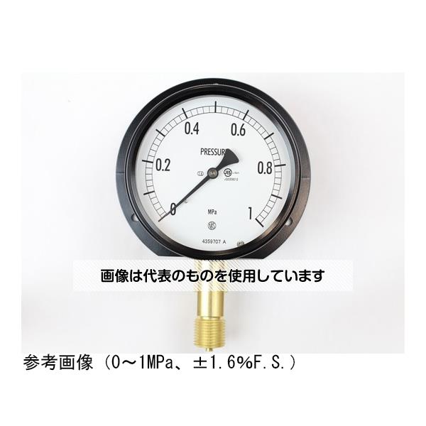 長野計器 密閉型圧力計(100Φ) 立形B枠 25MPa BE10-241 入数：1個
