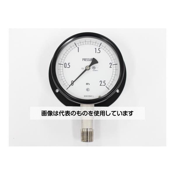 長野計器 密閉型圧力計(100Φ) 立形B枠 2.5MPa BE10-293 入数：1個