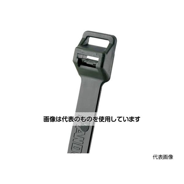 アズワン(AS ONE) ナイロン結束バンド 耐候性黒(25本入) PLT10EH-Q0 入数：1袋(25本入)