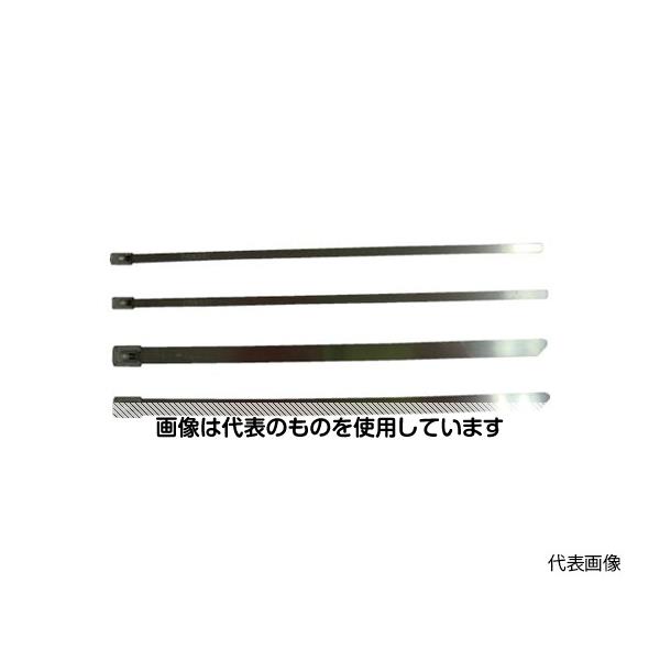 パンドウイットコーポレーション MLTタイプ 自動ロック式ステンレススチールバンド SUS304 幅7.9mm 長さ1156mm 25本入り MLT14H-Q 1袋(25本入)