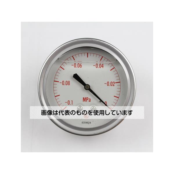 長野計器 グリセリン入圧力計(100Φ) -0.1～0MPa 真空計(負圧計) GV47-133 入数：1個