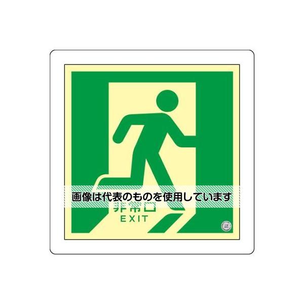 アズワン(AS ONE) 300x300mm [蓄光式]床用誘導標識 EA983AH-15 入数：1枚