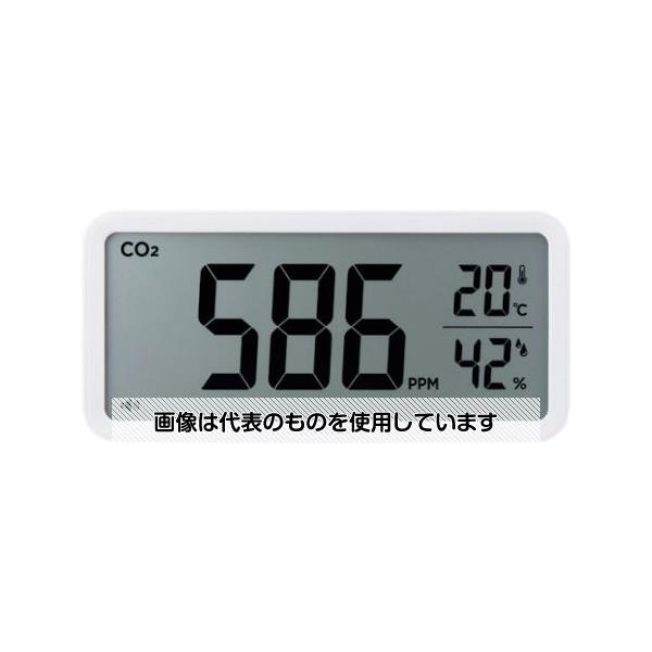 キングジム ザラージCO2モニター シロ CD100-W 入数：1台｜ファーストFACTORY