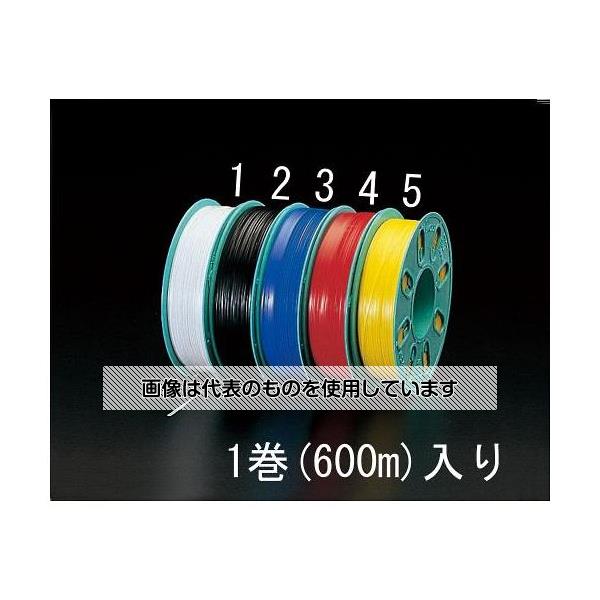 アズワン(AS ONE) 4.0mmx600m ビニタイ(PVC製/白) EA475VA-1 入数：1巻