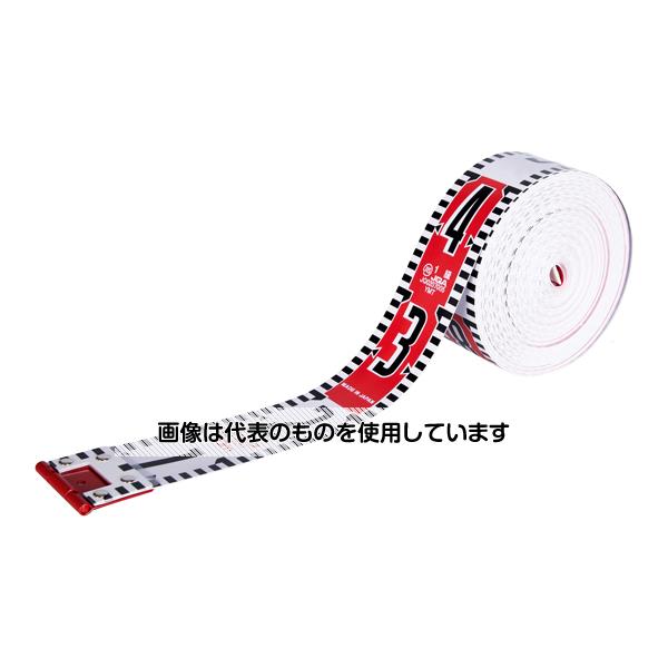シンワ測定 ロッドテープ ガラス繊維製 30m 巾60mm クリアパック JIS 77241 入数：1個