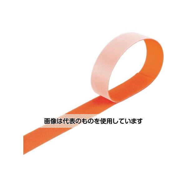 アズワン(AS ONE) マジックバンド結束テープ両面幅40mm長さ30mオレンジ MKT-40W-OR 入数：1巻｜ファーストFACTORY