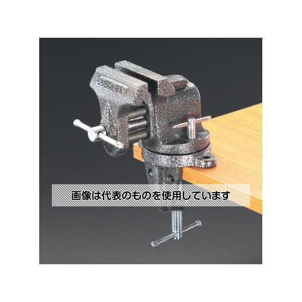 エスコ 75mm/0-63mm ベンチバイス(回転台付) EA525WH-75 1台