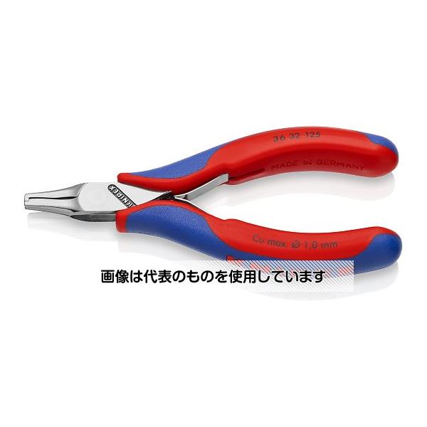KNIPEX 125mm エレクトロニクス用プライヤー(グリップ付) EA537KT-3 入数：1個