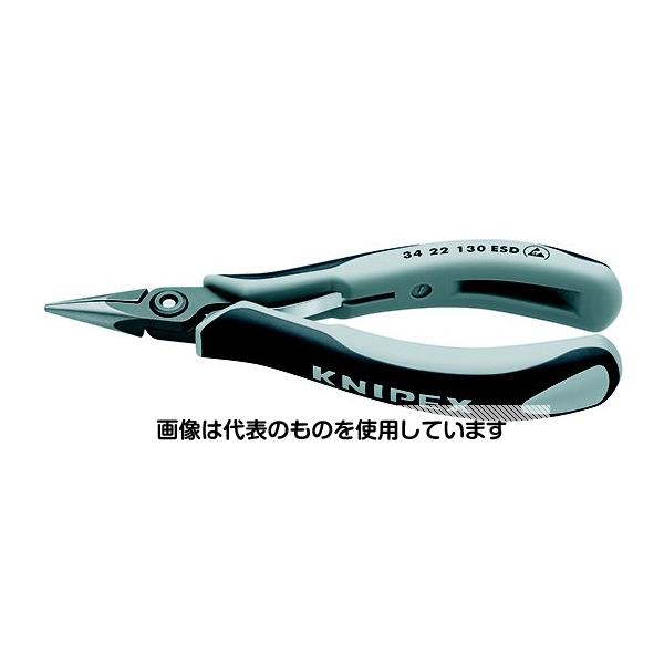 アズワン(AS ONE) 135mm 精密用プライヤー(ESD/半丸) EA537KV-2 入数：1個