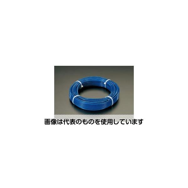 エスコ 6/ 8mmx 30m/6x19 ワイヤーロープ(スチール製･PVCコート) EA628SM-63 入数：1本