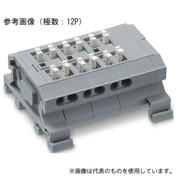 サトーパーツ ML-1700-F-16P 中継用スクリューレス端子台 DINレール取付タイプ 端子間ピッチ10mm 16P