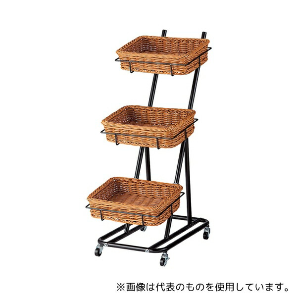 最終値下げ！名古屋引取限定! 金属製 キッチンバスケットスタンド 3段 美品 最終値下げ！名古屋引取限定! 金属製 キッチンバスケット