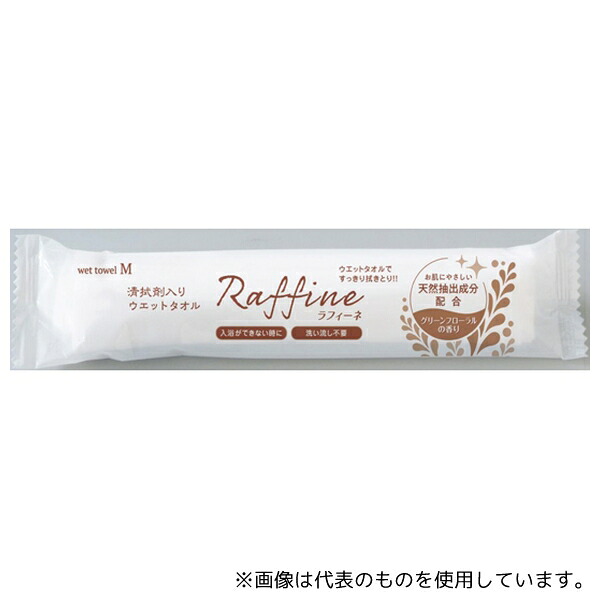 溝端紙工 清拭剤入りウェットタオル Reffine Mサイズ 1000本入(100本×10袋)