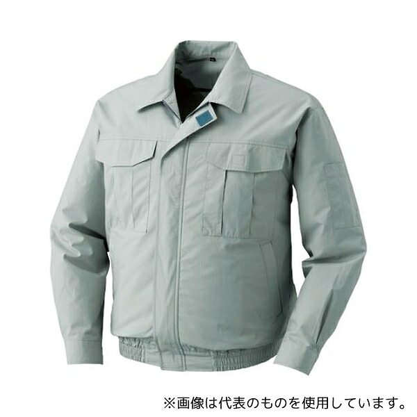 空調服 KU90550C17S4 冷却上着 綿薄手ワーク KU90550 ウエアのみ モスグリーン LL