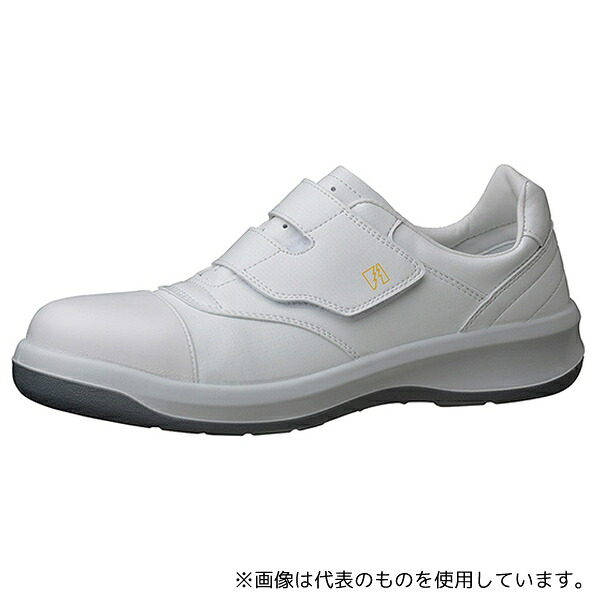 ミドリ安全 GCR596FCAP-23.0 JIS規格認定 静電安全靴 クリーンルームシューズ GCR596 フルCAP ホワイト 小 23.0cm｜ファーストFACTORY