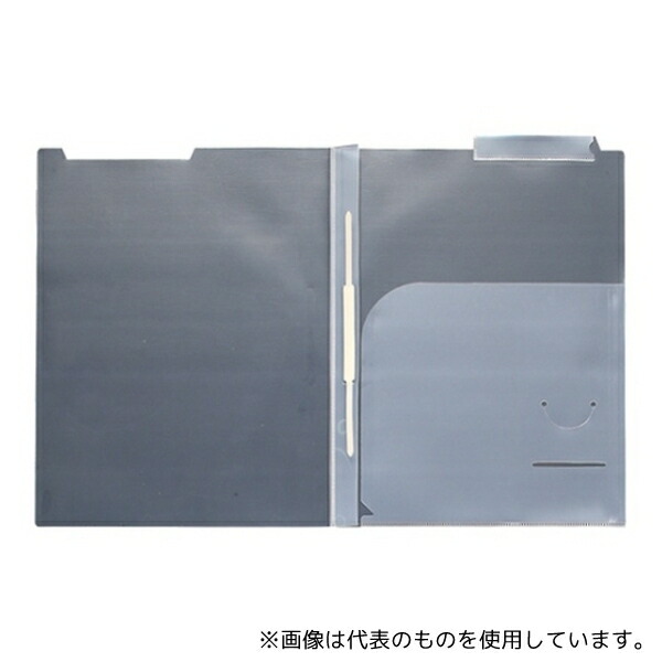 クラウン CR-YG61-C カルテホルダー 見出し紙付き クリア 1パック(50枚入)