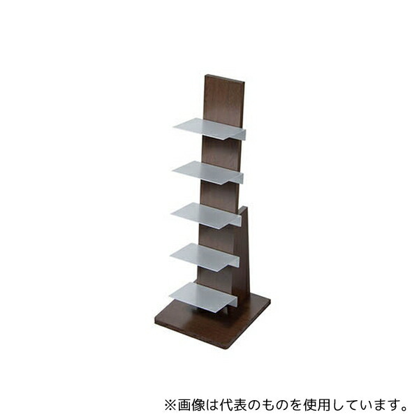 オークス L53DA ブックタワー ロータイプ 29.5×29.5×84.2cm ダーク