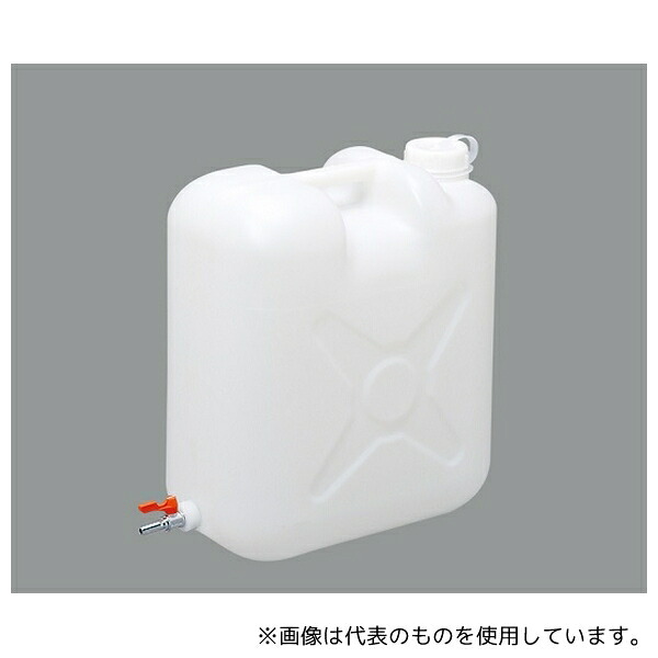 瑞穂化成工業 762 扁平缶 正角 広口 ボールコック付 20L