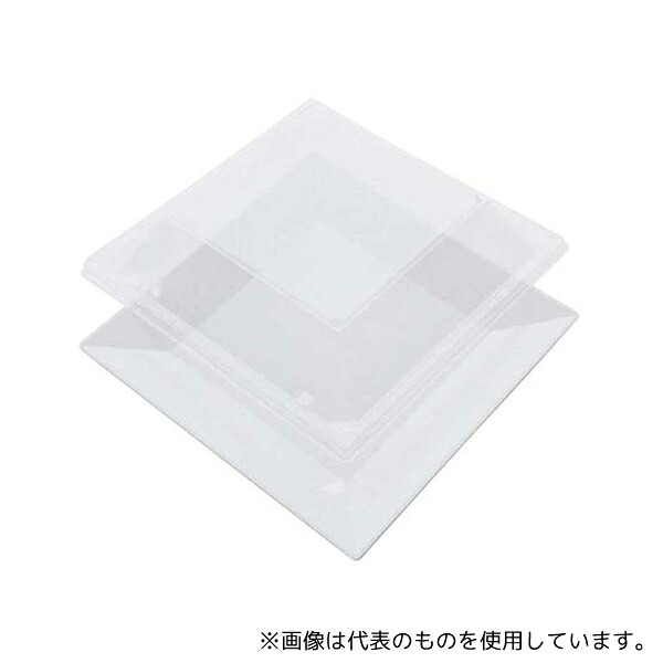 ニシキ(食品容器) 8386030 プラ容器 角皿 40用蓋(10枚入)