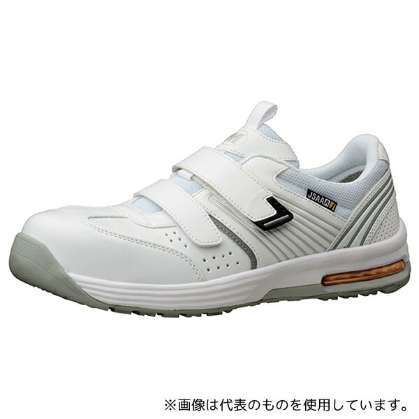 ミドリ安全 ISA-805S-W-29.0 JSAA A種認定 先芯入りスニーカー エアHG ISA-805 静電 ホワイト 29.0cm