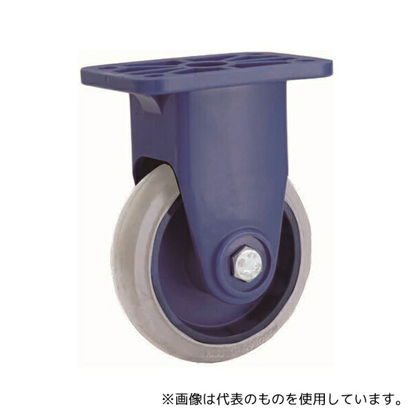 金沢車輌 CAS-130S-K＜2pcs1set＞ 130φ静音固定キャスター(2個セット)