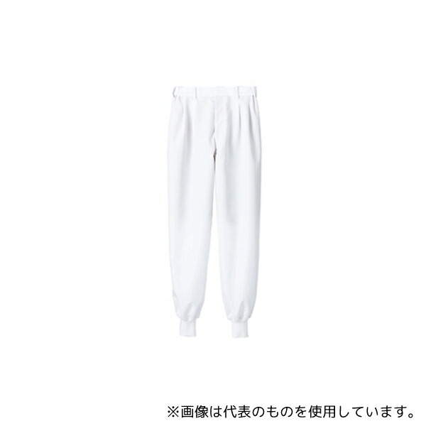 住商モンブラン RS7521-2 S パンツ 男女兼用 白 裾フライス
