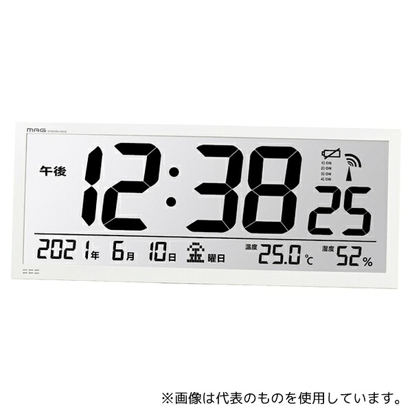 ノア精密 W-780 WH-Z MAG大型電波掛時計 グランタイム