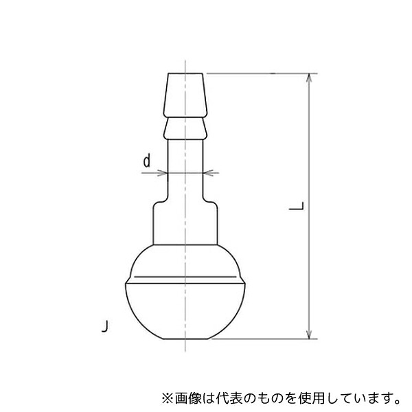 旭製作所 2316-E-10 ボールジョイントホースコネクターメス