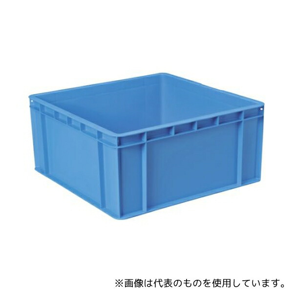 DICプラスチック PC-60 B PC型コンテナPC-60 外寸:W550XD550XH258 青