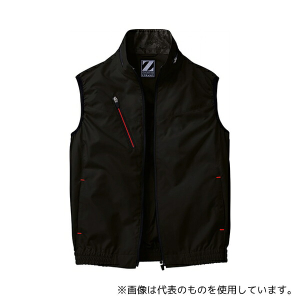 自重堂 74060 空調服ベスト ブラック 5L