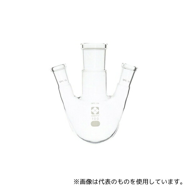 柴田科学 030170-15100 SPC三口丸底フラスコ 100mL