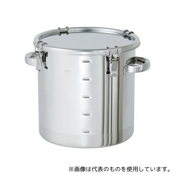 MONOVATE(旧:日東金属工業) CTH-M-24 ステンレス密閉容器 目盛付 (クリップ式) 10L 16,687円