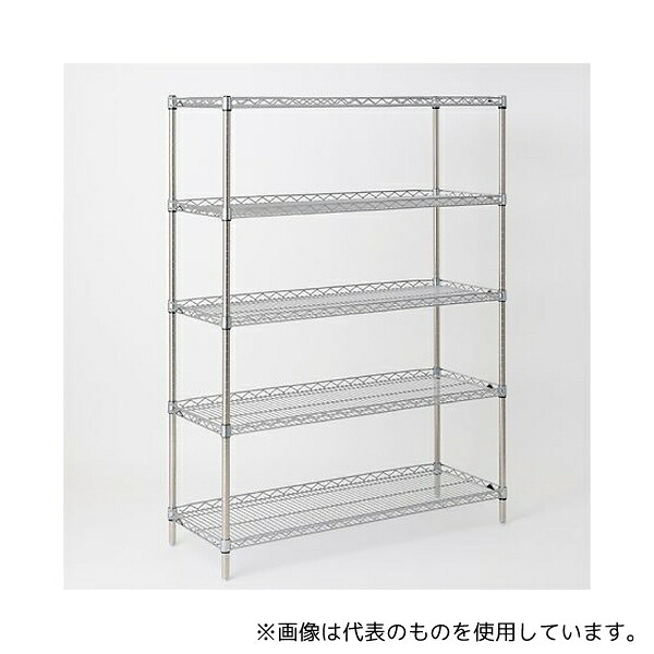エレクター LU1220PA1590W5 サイドアップエレクター・シェルフ W1212×D613×H1587mm(PA) DB付 5段