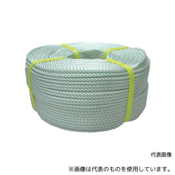 ユタカメイク N10-200 ナイロンロープ 10mm×200m